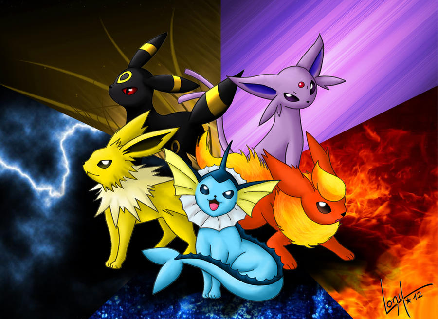 Eevee evolutions