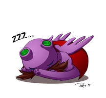 Furry Purple Sleeping Eggman