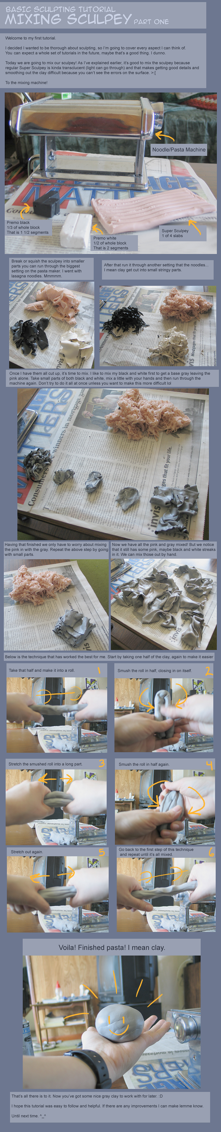 Tutorial 1 - Mixing Sculpey