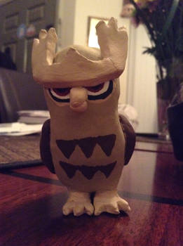 Noctowl Sculpture