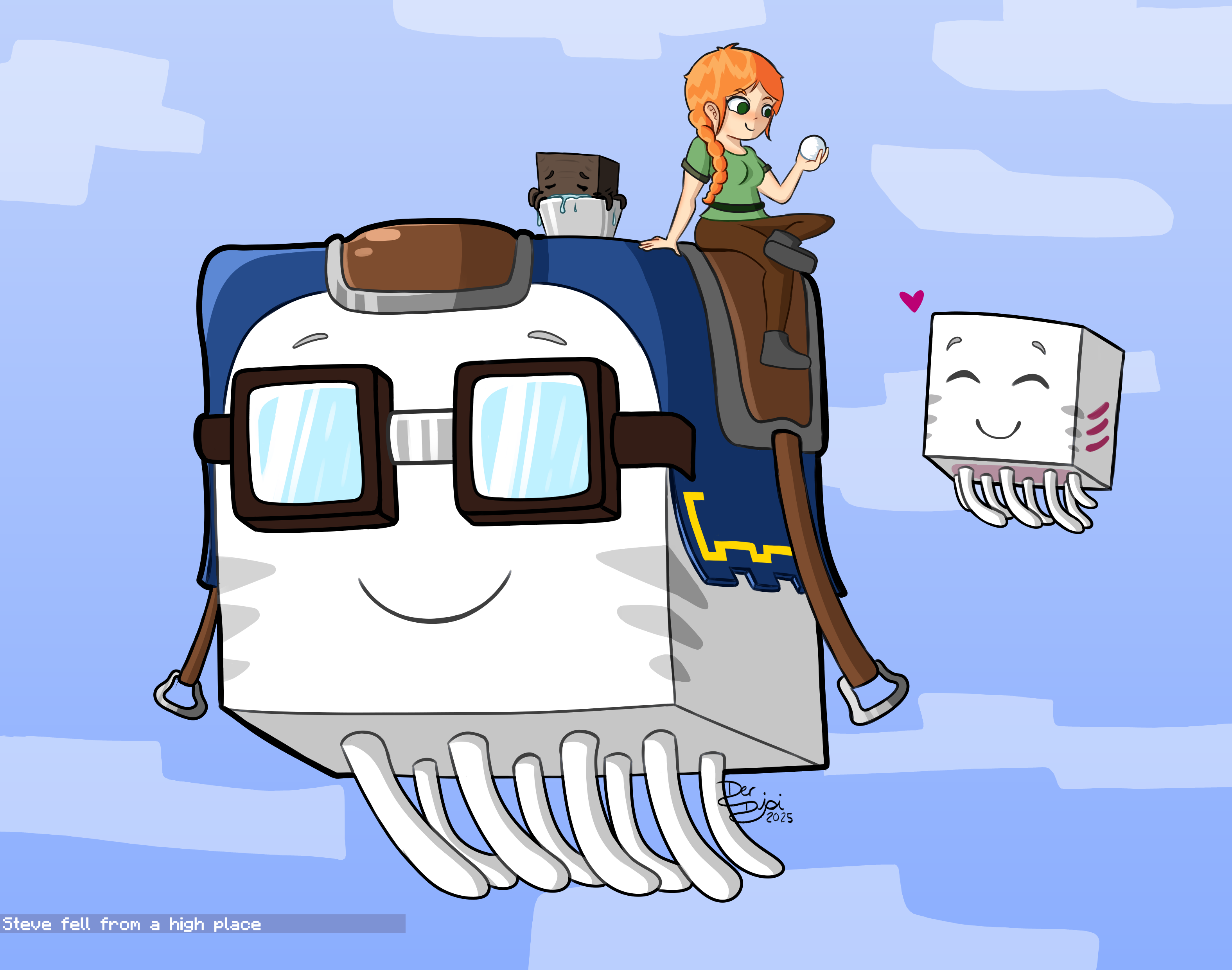 Minecraft Happy Ghast Fanart by DerDipi on DeviantArt