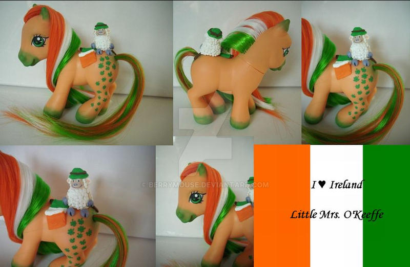 My little Pony Custom I love Ireland