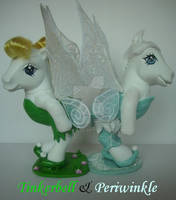 My little Pony Custom G3 Tinkerbell and Periwinkle