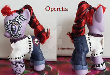 My little Pony Custom G4 Operetta - Monster High