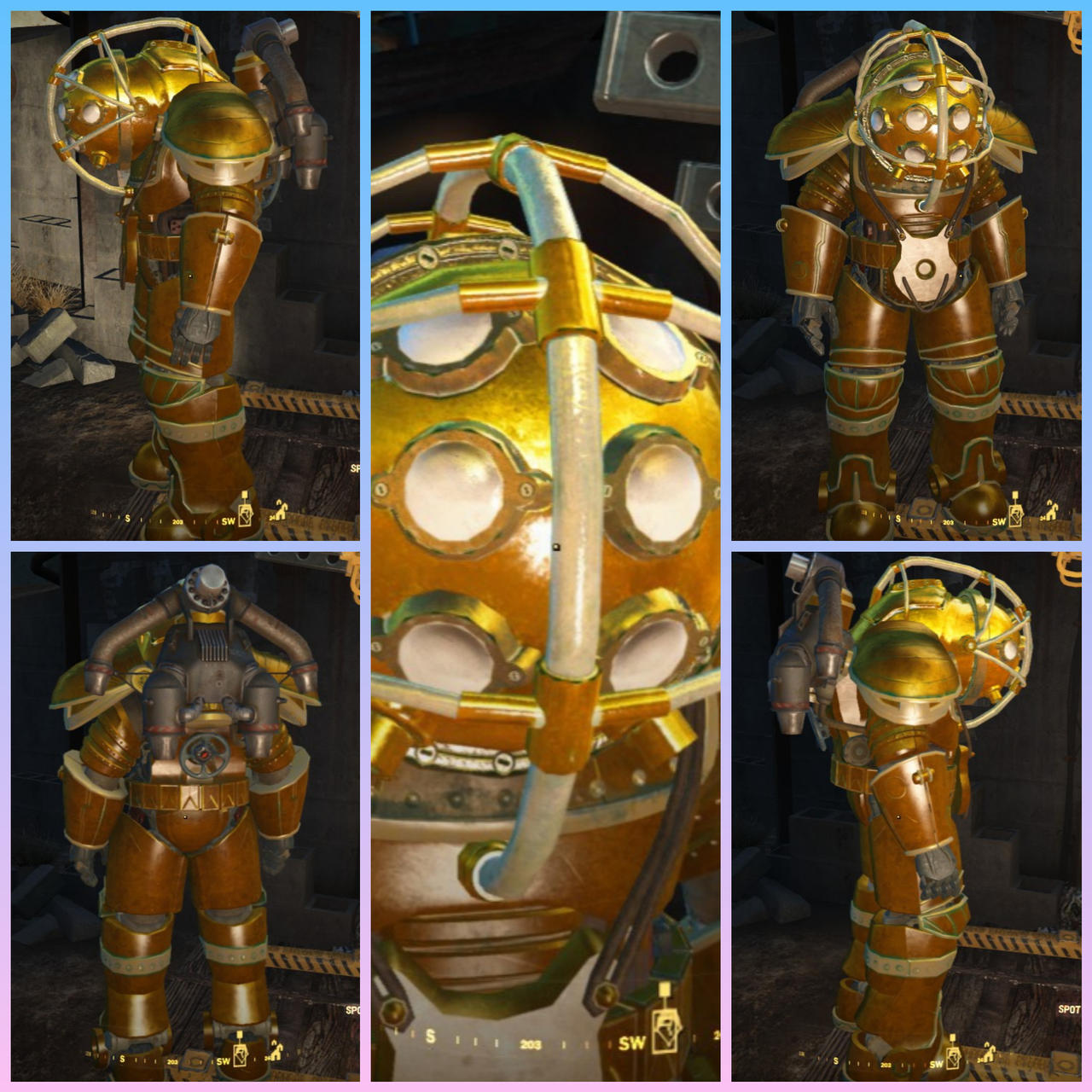 Fallout 4: Bioshock Power Armor by Luthien-Aredhel on DeviantArt