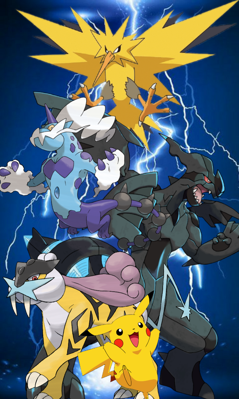 Pokemon Wallpaper: Thunder Squad by Luthien-Aredhel on DeviantArt Pokemon Wallpaper: Thunder Squad by Luthien-Aredhel on DeviantArt