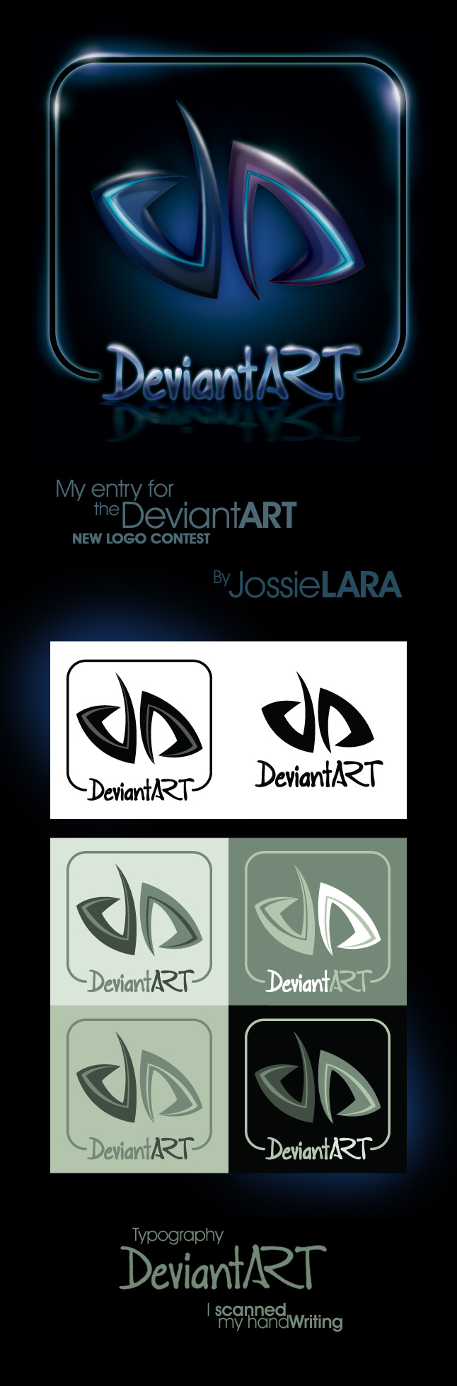 DeviantART Logo by JossieLara by jossielara on DeviantArt