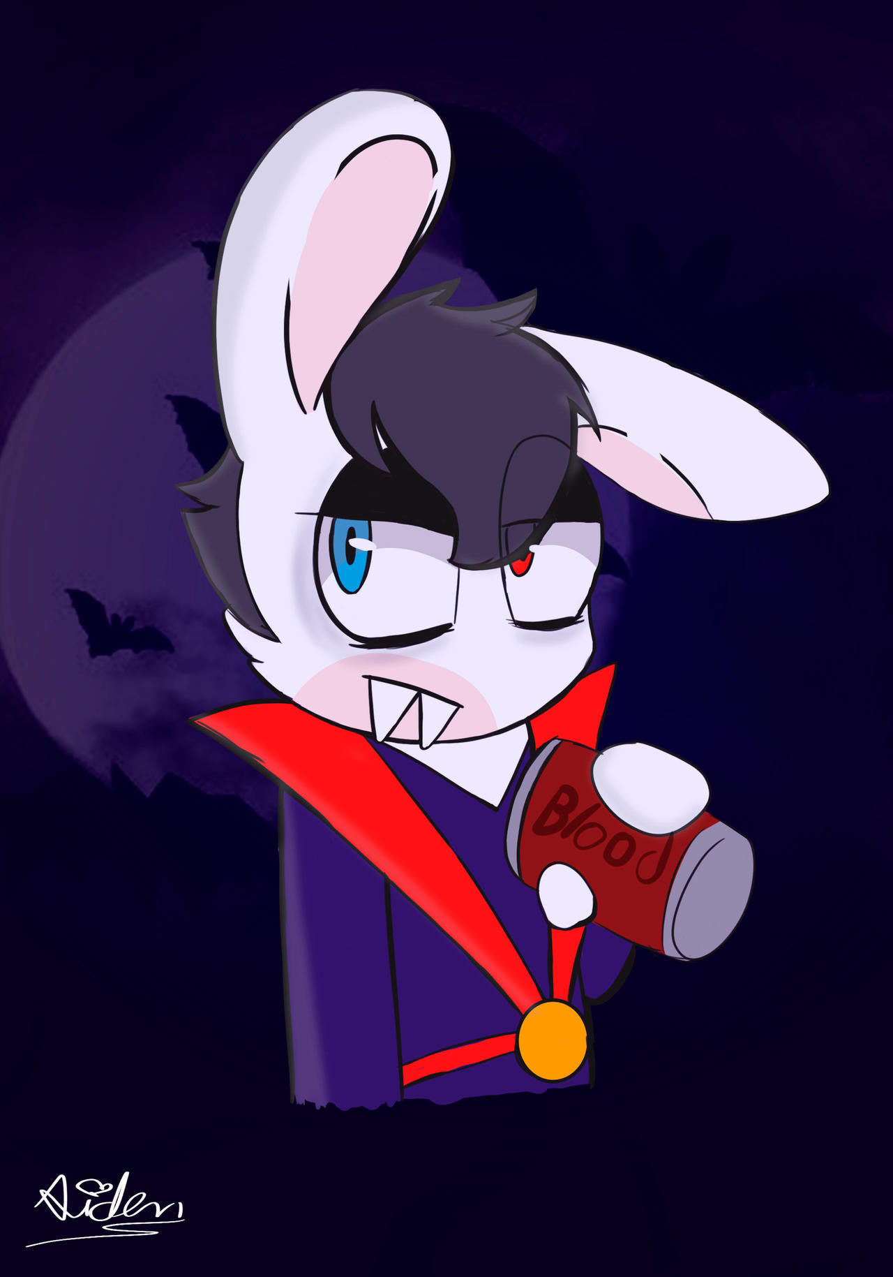 Rabbid vampire by Aidenthedemoncat on DeviantArt