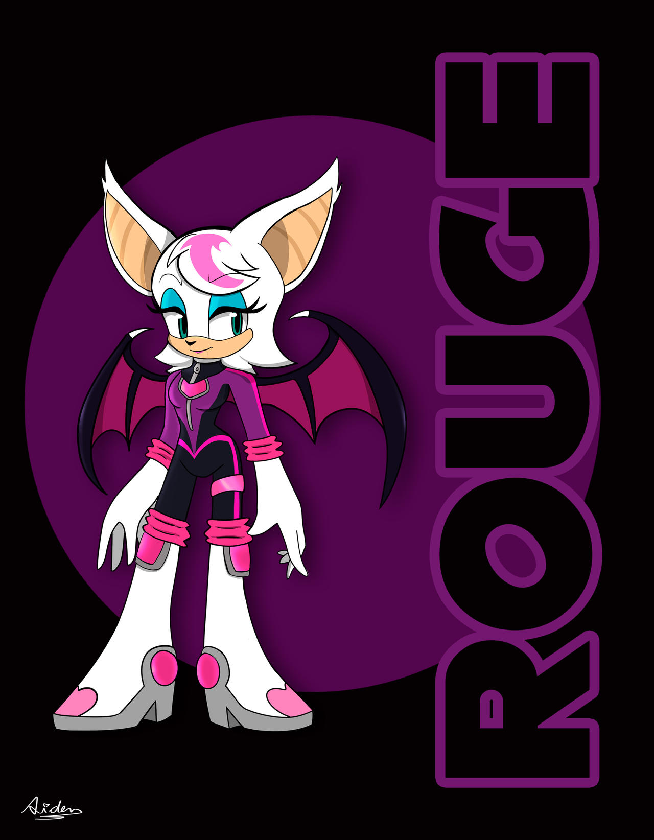 Rouge The Bat In Movie Style by Aidenthedemoncat on DeviantArt