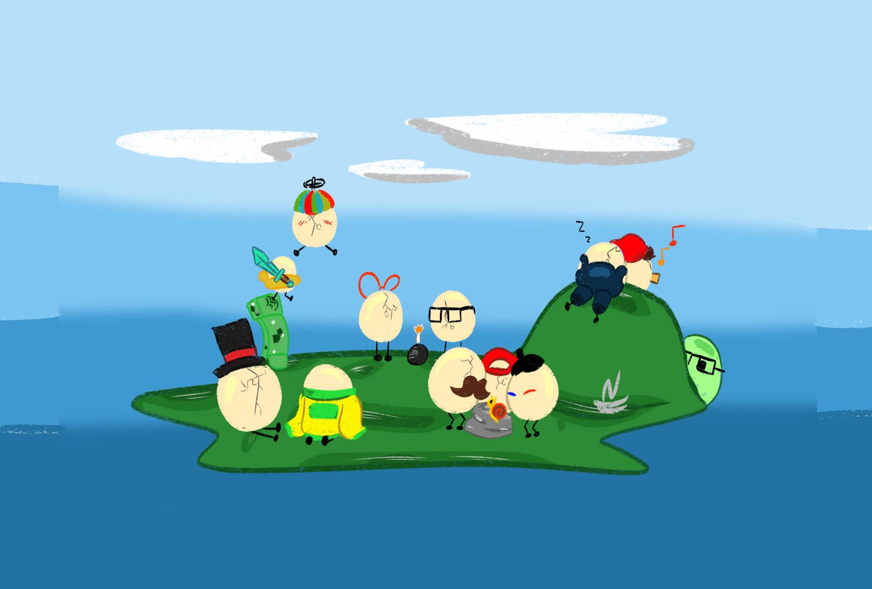 The Eggs on QSMP-Fanart - DeviantArt