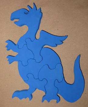 Wooden Baby Dragon Puzzle