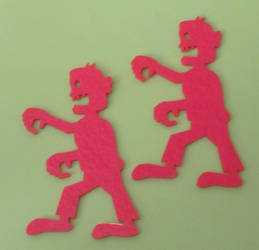 Laser cut Zombies