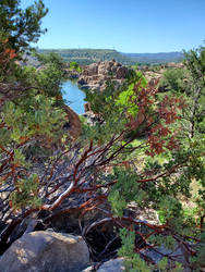 Easter Island hiking trail at Watson Lake in AZ