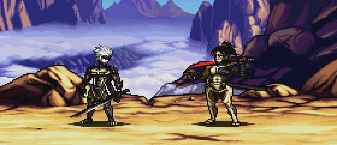 Raiden VS Sam by SaxCreed on DeviantArt