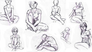 Figure Study: Sitting