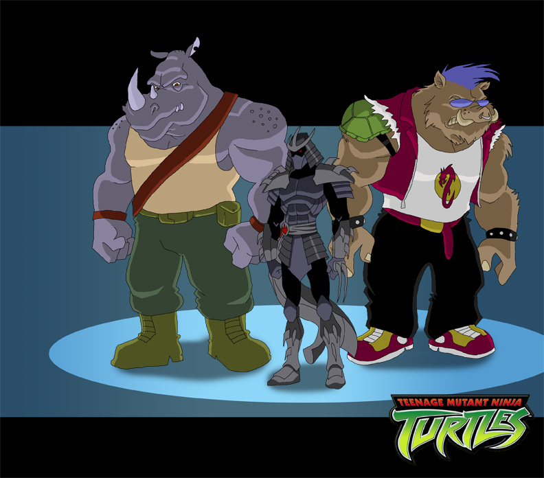 Rocksteady and Bebop by clagala on DeviantArt