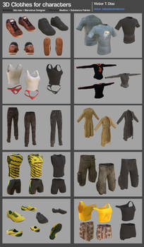 3D Clothes for Characters