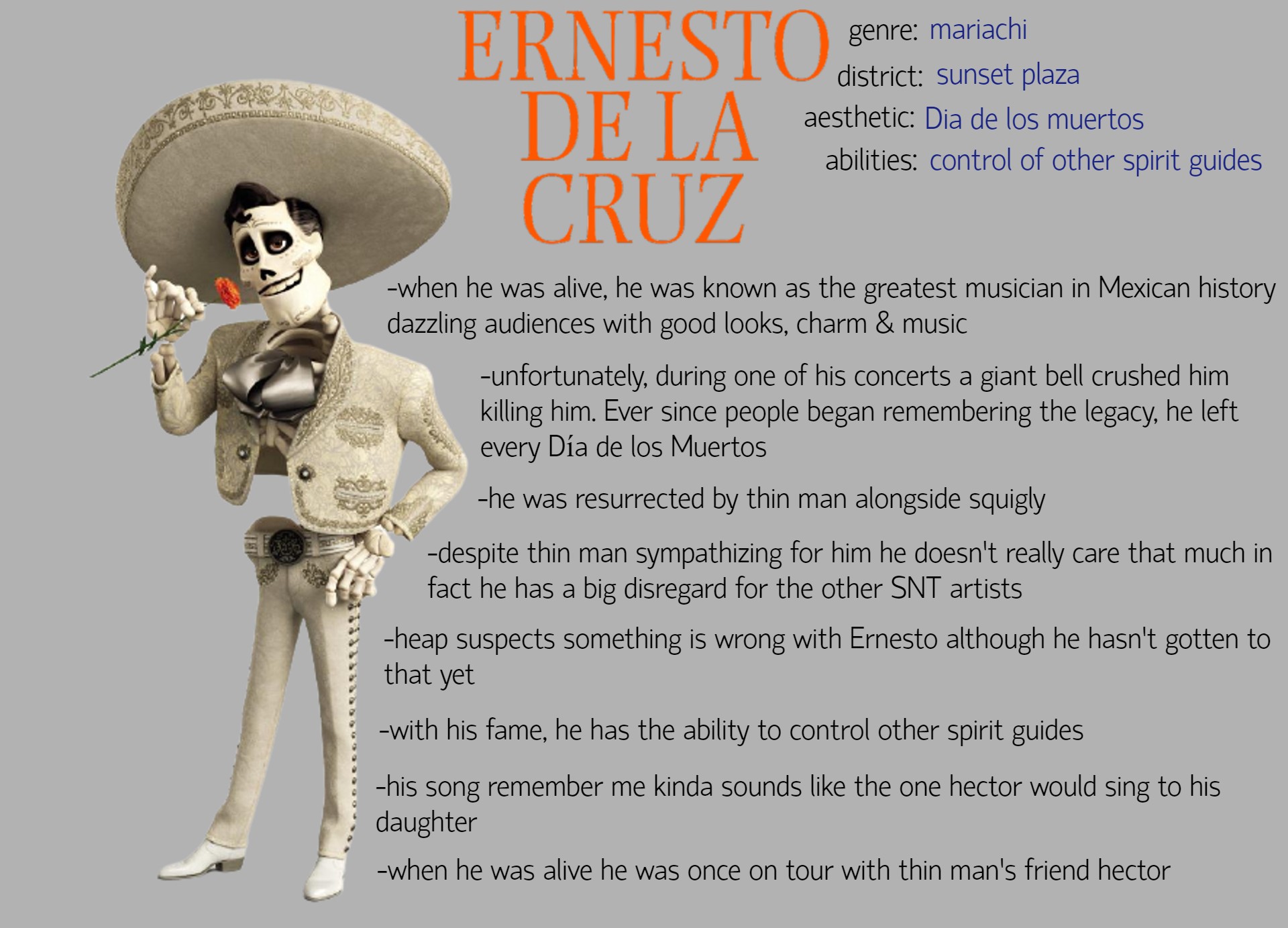 Ernesto de la cruz by skylandersensei06 on DeviantArt