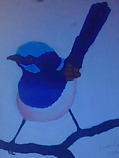 painting - bird