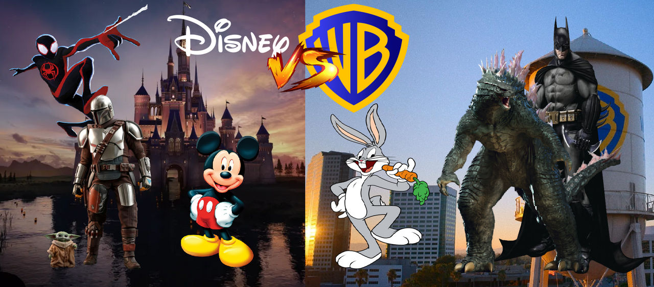 Disney vs. Warner Bros. by mothrabro on DeviantArt