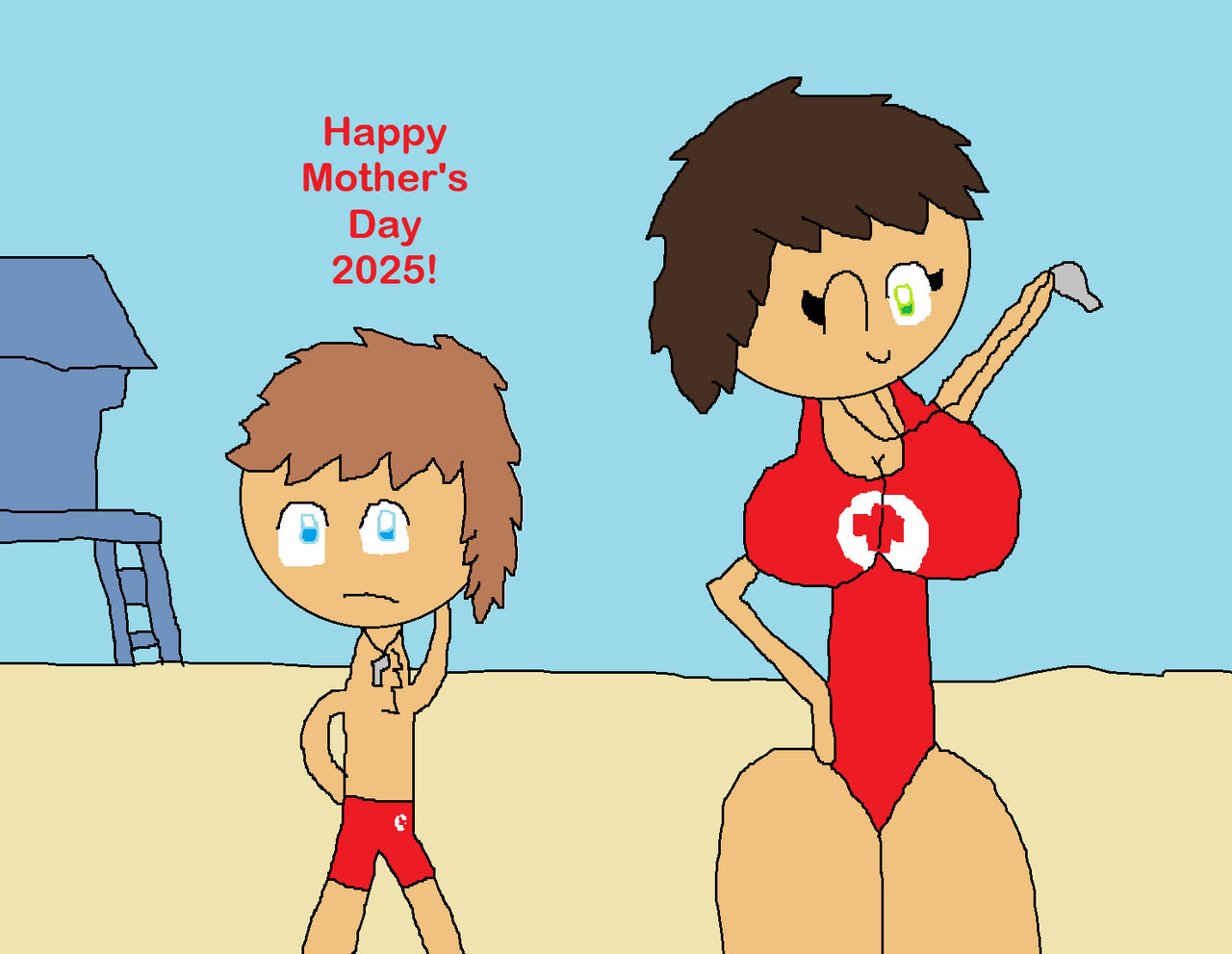 Lifeguard Meg Deviantart A Lifeguard Mother's Day by mothrabro on DeviantArt
