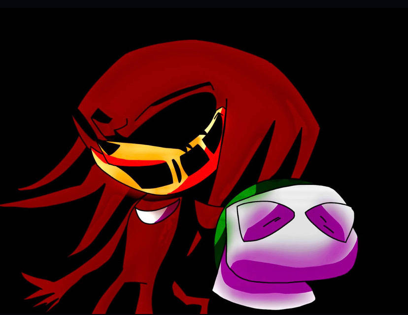 Knuckles.Exe Fan Art by StrixTheGamer on DeviantArt