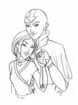 Aang and Katara Older