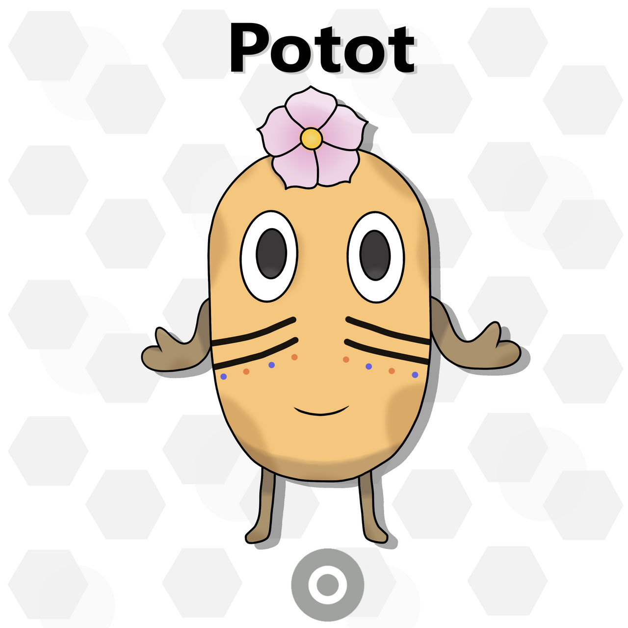 Pixilart - Cute Potato by eshithak29