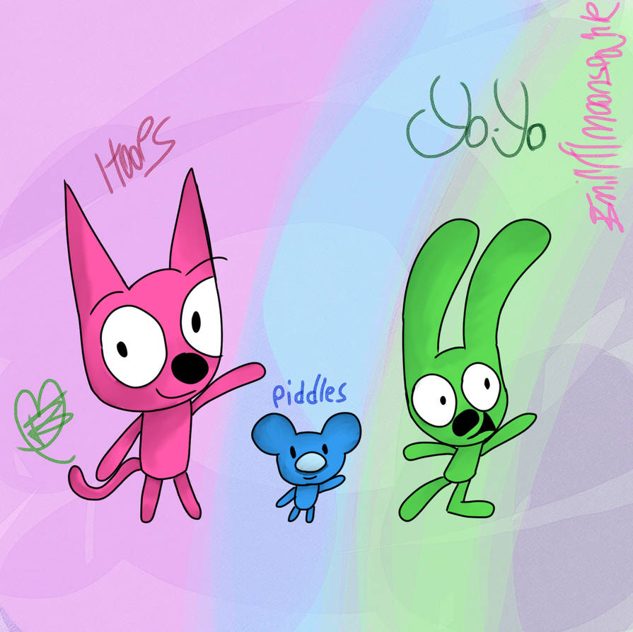 Hoops piddles and yoyo by Emily11moonspark on DeviantArt