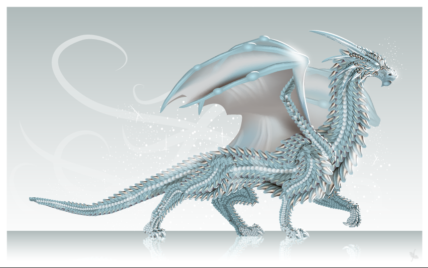 Ice Dragon + scales tutorial