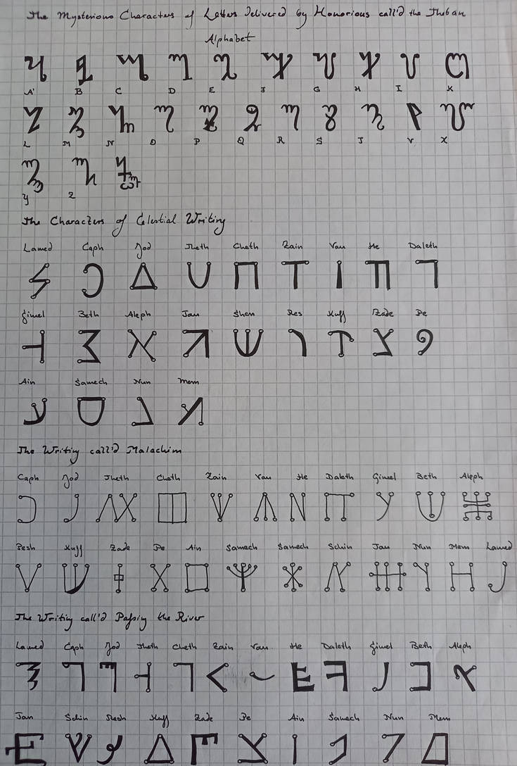 Cryptic Hand Writing A Study of Occult Writing Systems by LodeinArt on DeviantArt