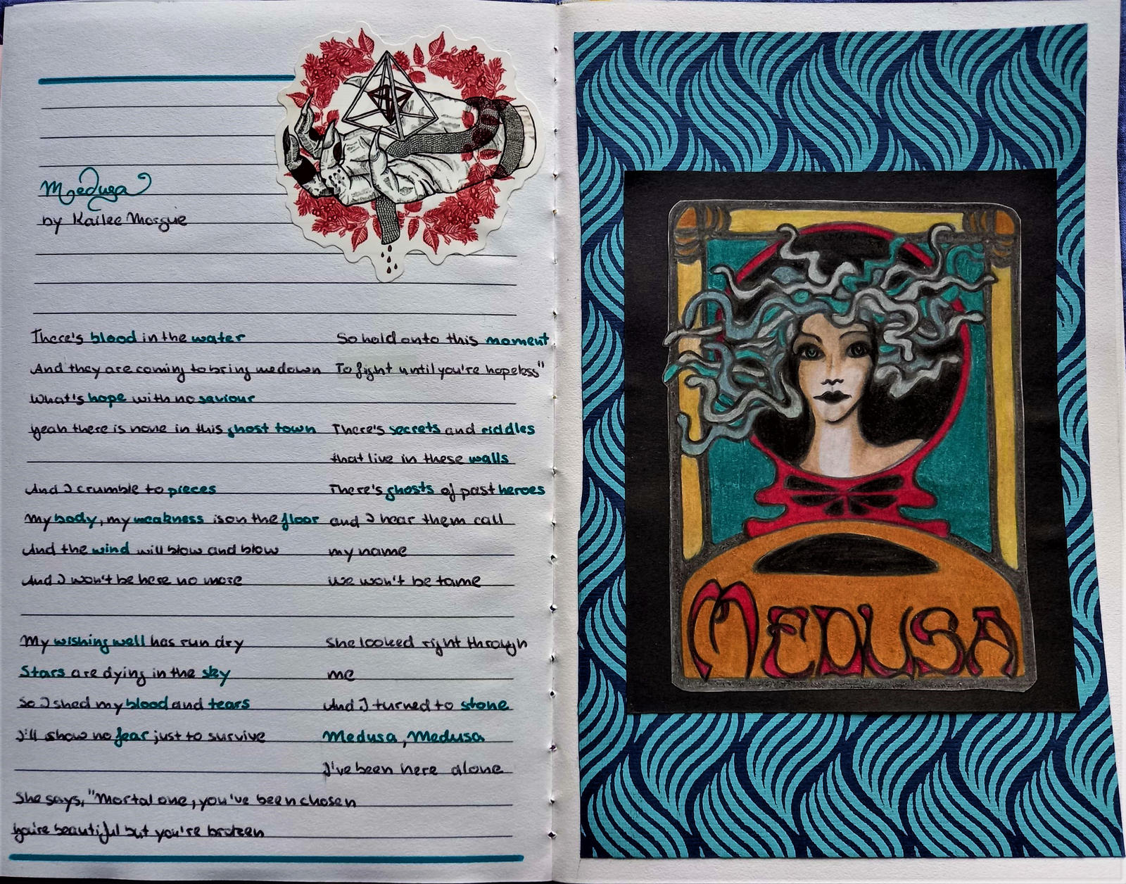 Medusa Note Medusa Lyrics by LodeinArt on DeviantArt