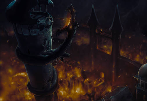 The Fall of Gondolin / La caida de Gondolin-Turgon