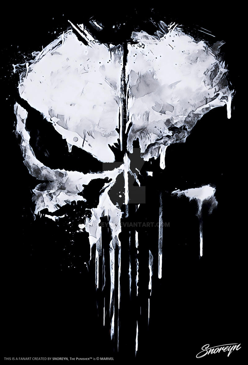Premium AI Image  The skull of the punisher wallpapers