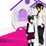 MMD girls cubby bed + DL