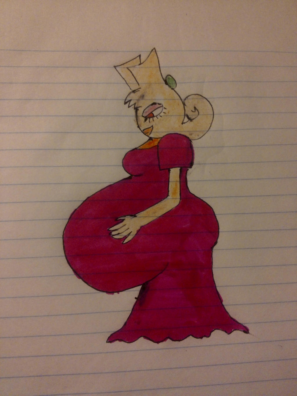 R - Lady Like's belly inflation p.4 by TruePhazonianForce on DeviantArt