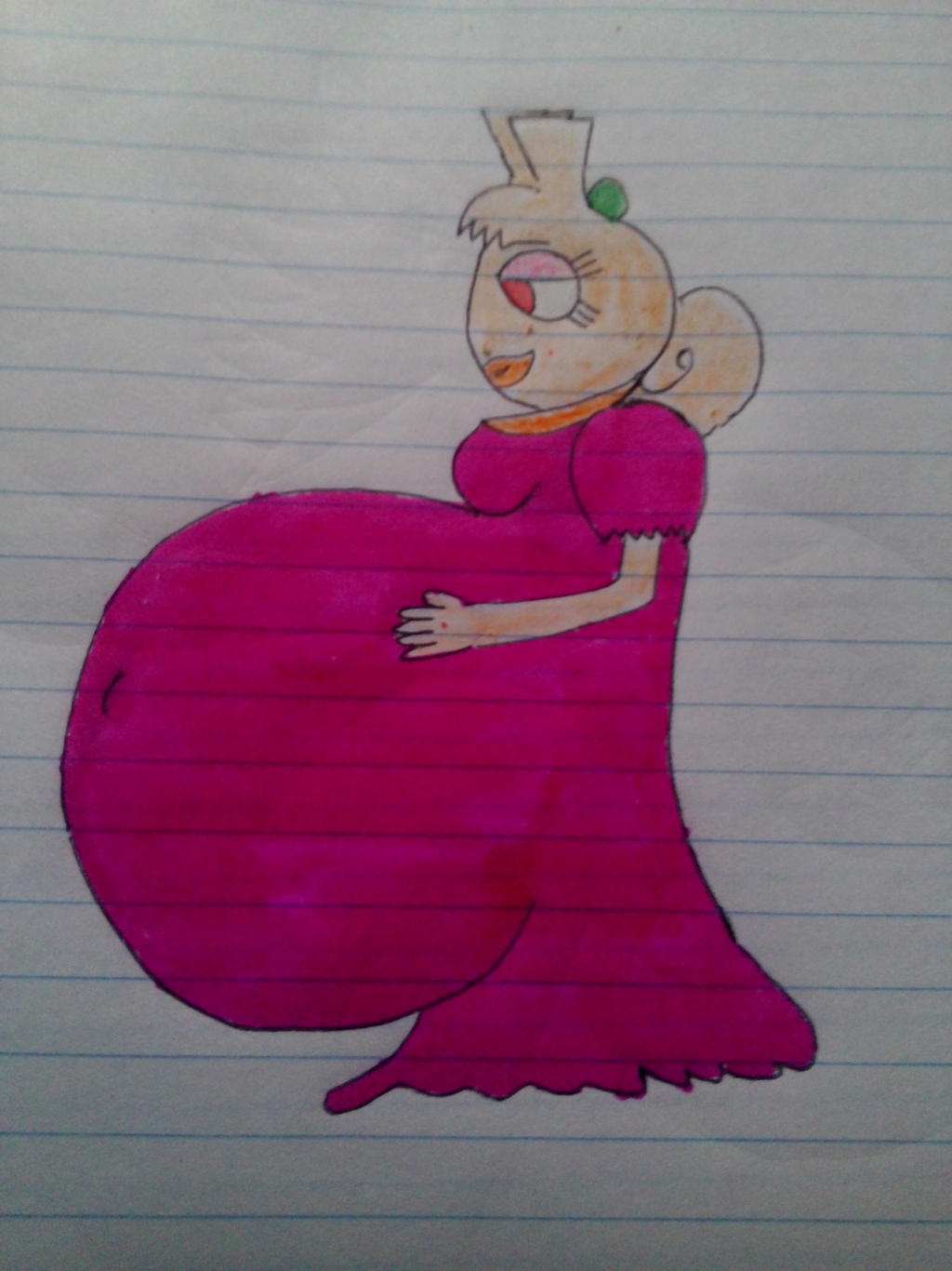 R - Lady Like's belly inflation p.5 by TruePhazonianForce on DeviantArt