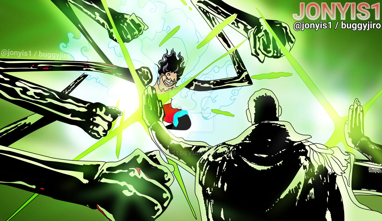 One piece 1092 - Luffy Gear 4 Snake Man vs Kizaru by Jonyis1 on DeviantArt
