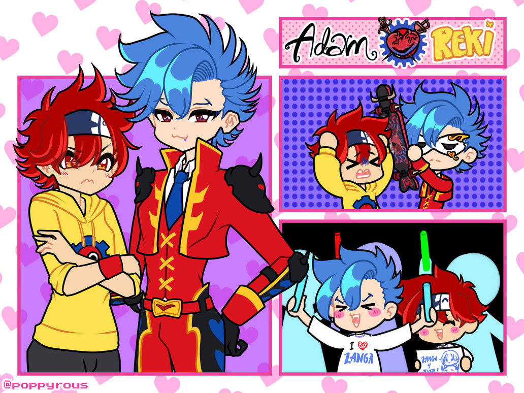 Adam and Reki by poppyrous on DeviantArt