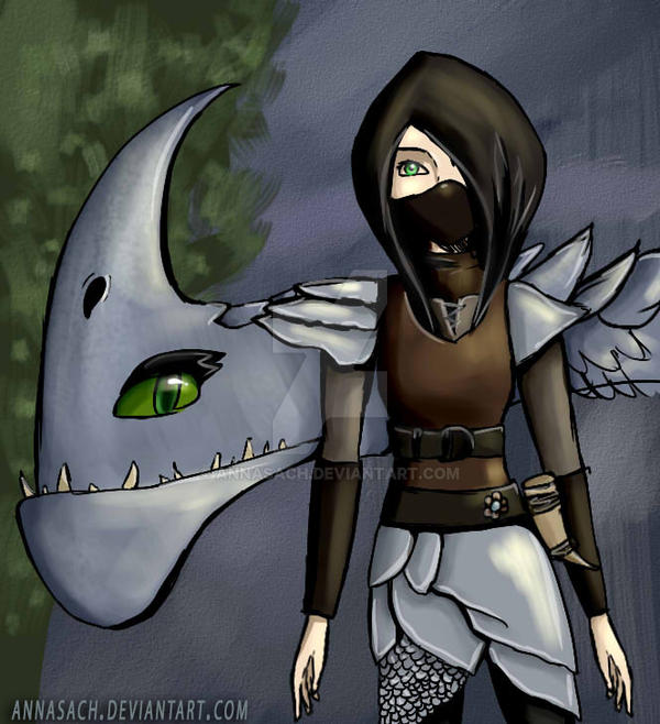 Heather and her razorwhip by AnnaSach on DeviantArt