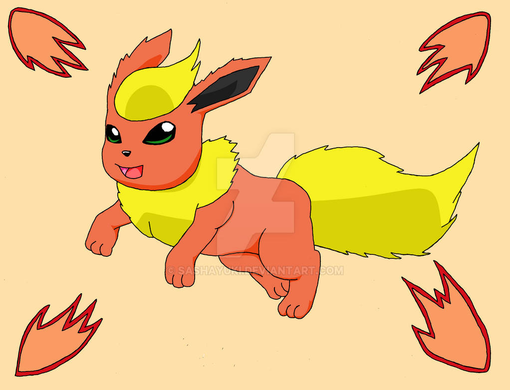 Leaping Flareon