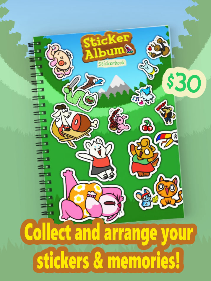 Sticker Album Stickerbook sale! by LumaLuan on DeviantArt