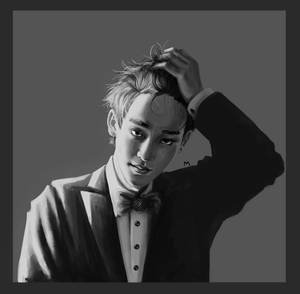 Chen in a suit