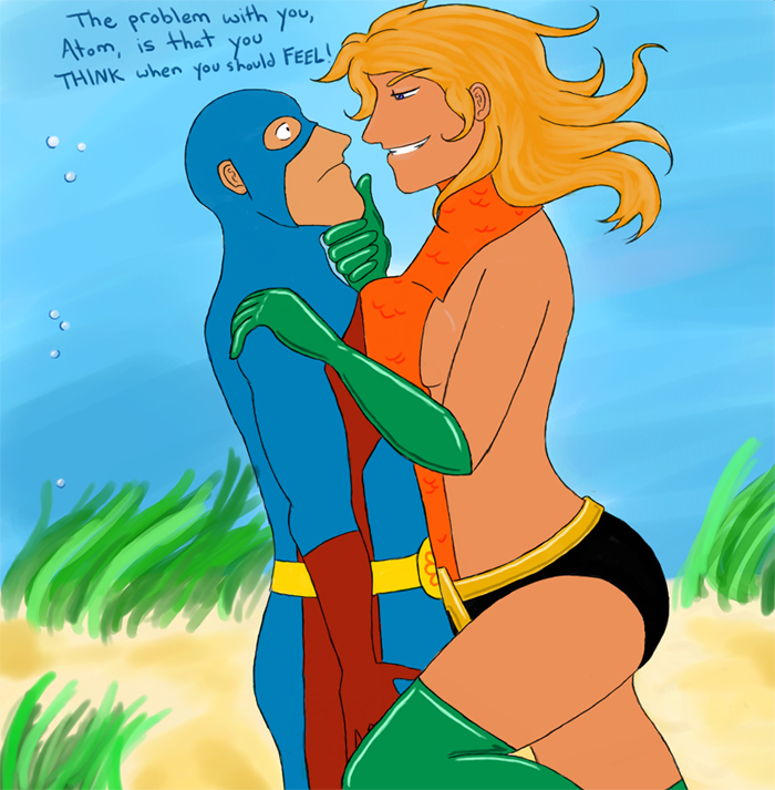 Aquawoman and Atom