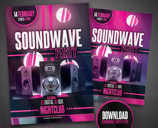 Soundwave Party Flyer