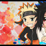 Naruto e sasuke collage