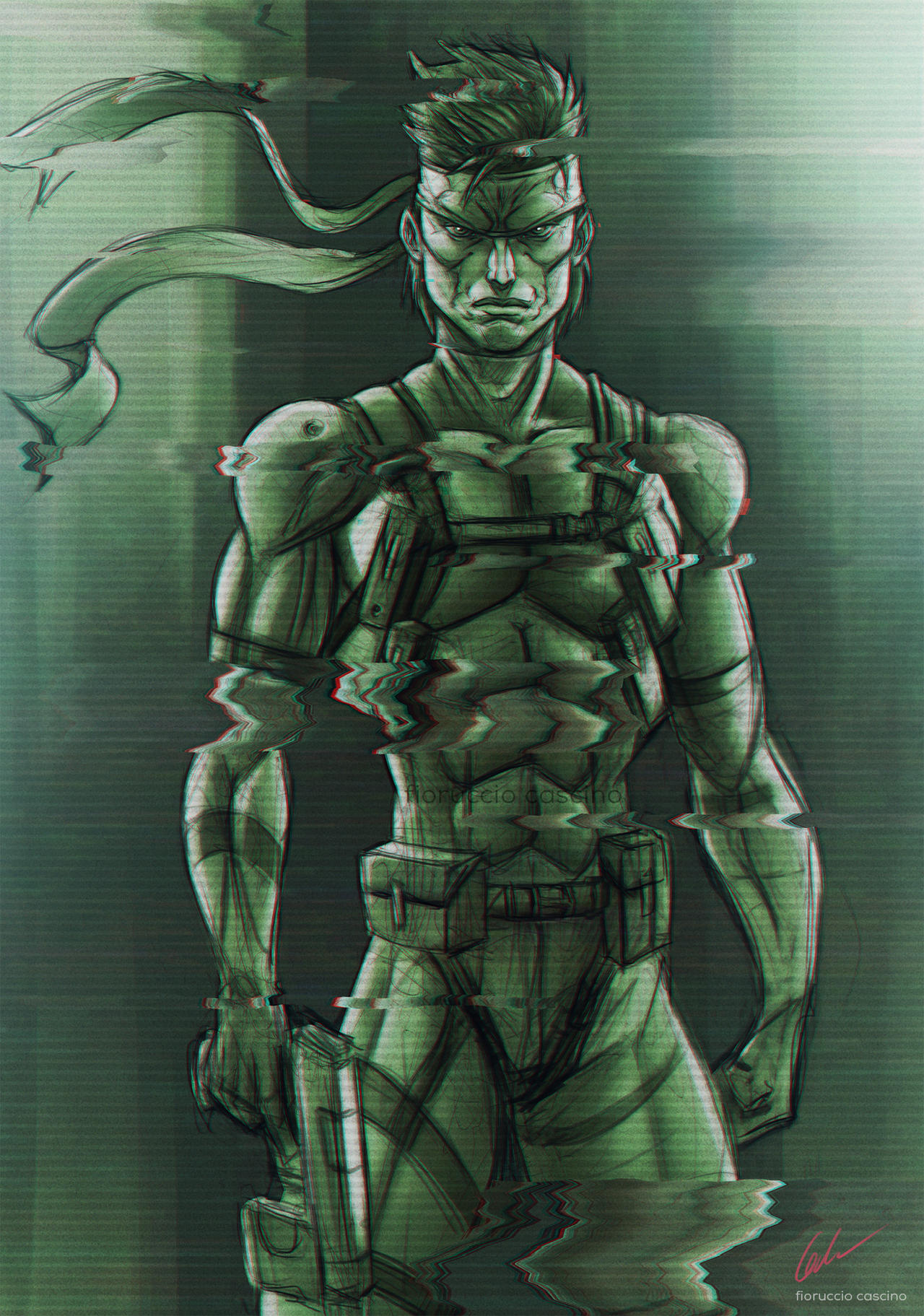 Fan Art] Solid Snake. : r/metalgearsolid