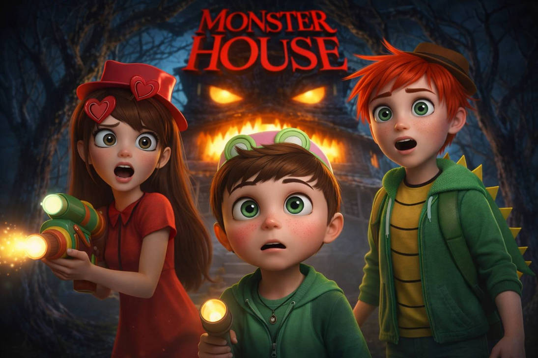 Monster Roo Monster House 2006 Movie But It Ritter, Roo, Joze by MelodyHiroIsBack ...