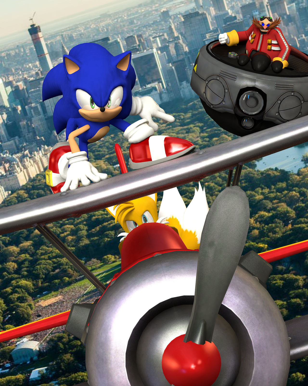 Sonic Speed Simulator Main Render in my style by blue007prime on