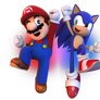 Mario and Sonic Render!